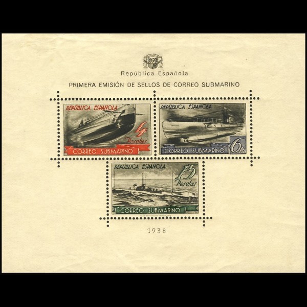 781* HOJA BLOQUE CORREO SUBMARINO 781* HOJA BLOQUE CORREO SUBMARINO