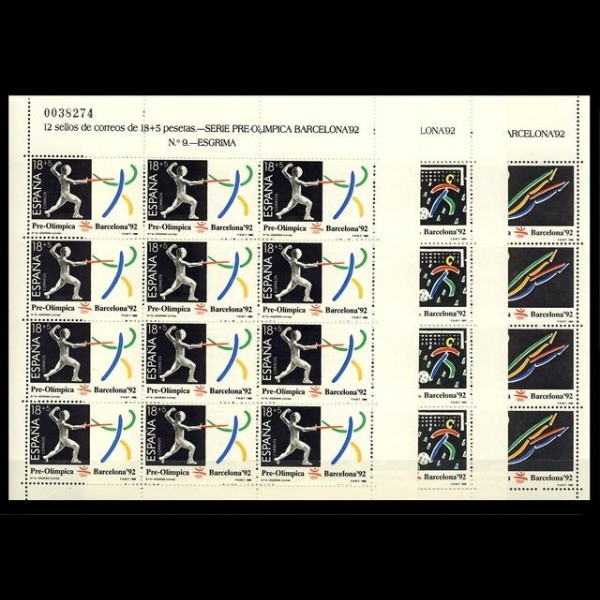 MP 3/5.  BARCELONA´92     III PRE OLIMPICA