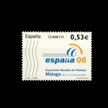 4185  EXP. MUNDIAL DE FILATELIA  ESPAÑA`06