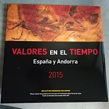 LIBRO DE CORREOS DE ESPAÑA  Y ANDORRA 2015 SIN SELLOS