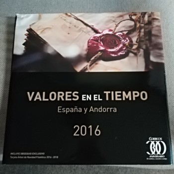 LIBRO DE CORREOS DE ESPAÑA  Y ANDORRA 2016 SIN SELLOS