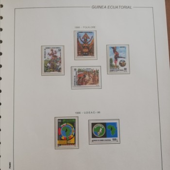 Colección de sellos de...