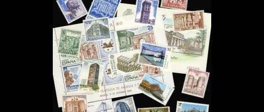 Spanish monuments stamps