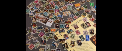Spanish painting stamps